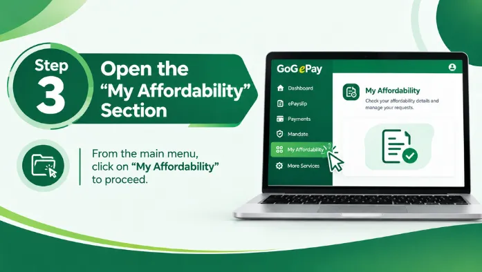 Step 3 Open the “My Affordability” Section