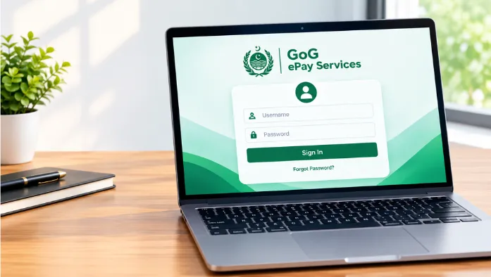 Open the GoG ePay Services Login Page