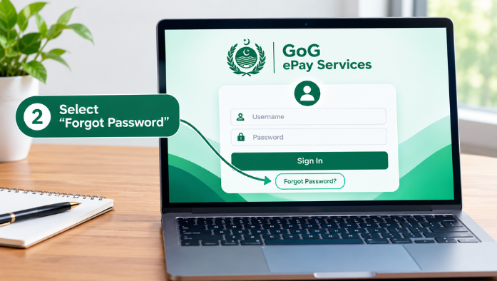 Step 2 Select “Forgot Password”
