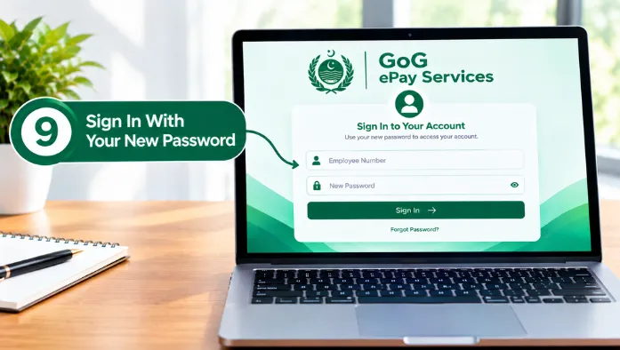 Step 9 Sign In With Your New Password