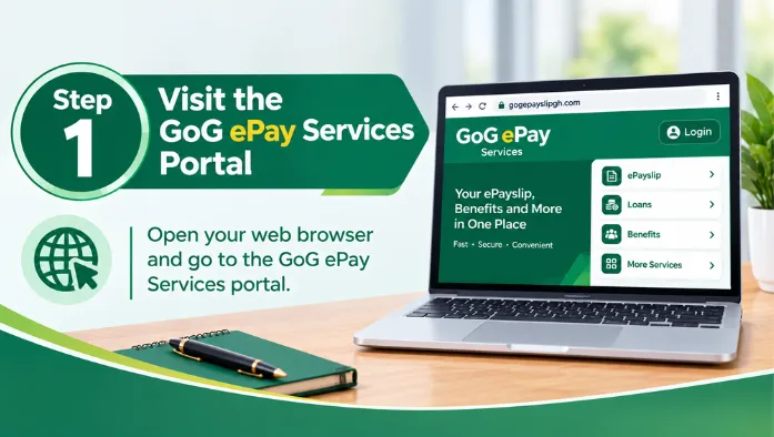 Step 1 Visit the GoG ePay Services Portal