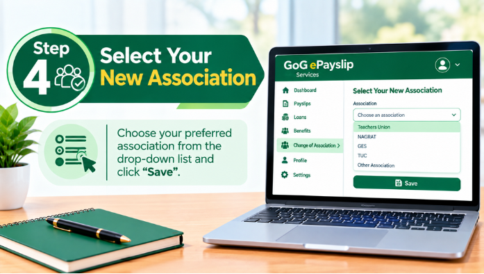 Step 4 Select Your New Association